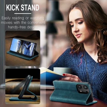 For Xiaomi Redmi Note 13 Pro 4G CaseMe 013 Multifunctional Horizontal Flip Leather Phone Case(Blue) - free shipping - PMC Jewellery - Order now!