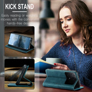 For Xiaomi Poco X6 Pro CaseMe 013 Multifunctional Horizontal Flip Leather Phone Case(Blue)