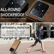For Xiaomi Poco X6 Pro CaseMe 013 Multifunctional Horizontal Flip Leather Phone Case(Brown)