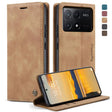 For Xiaomi Poco X6 Pro CaseMe 013 Multifunctional Horizontal Flip Leather Phone Case(Brown) - free shipping - PMC Jewellery - Order now!