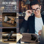 For Xiaomi Redmi K70E 5G CaseMe 013 Multifunctional Horizontal Flip Leather Phone Case(Coffee)
