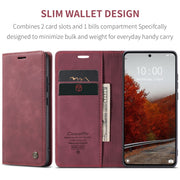 For Xiaomi Redmi K70E 5G CaseMe 013 Multifunctional Horizontal Flip Leather Phone Case(Wine Red)