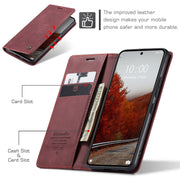 For Xiaomi Redmi K70E 5G CaseMe 013 Multifunctional Horizontal Flip Leather Phone Case(Wine Red)