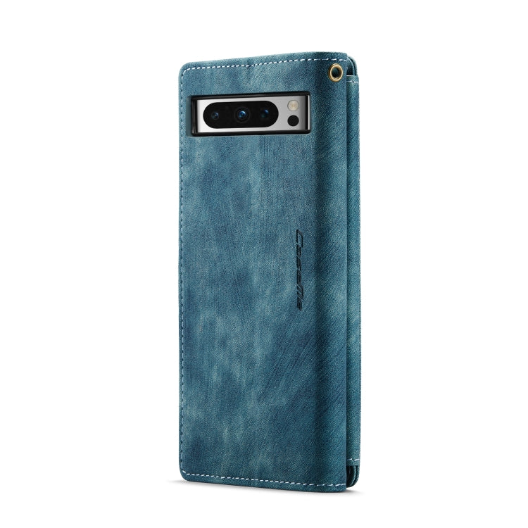 For Google Pixel 8 Pro CaseMe C30 Multifunctional Leather Phone Case(Blue) - free shipping - PMC Jewellery - Order now!