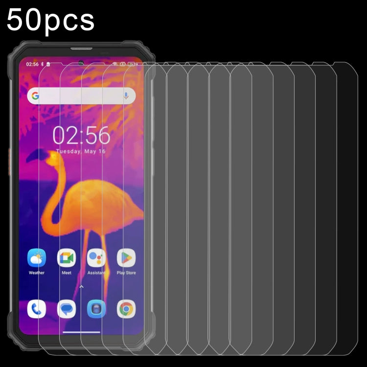 For Blackview BV8900 50pcs 0.26mm 9H 2.5D Tempered Glass Film - For Blackview by PMC TechLife | Online Shopping South Africa | PMC TechLife | Buy Now Pay Later Mobicred