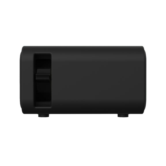 T300S 320x240 24ANSI Lumens Mini LCD Projector Supports Wired & Wireless Same Screen, Specification:EU Plug(Black)