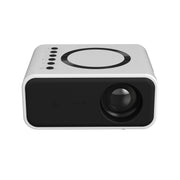 T300S 320x240 24ANSI Lumens Mini LCD Projector Supports Wired & Wireless Same Screen, Specification:EU Plug(White)