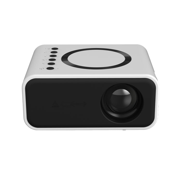 T300S 320x240 24ANSI Lumens Mini LCD Projector Supports Wired & Wireless Same Screen, Specification:AU Plug(White)