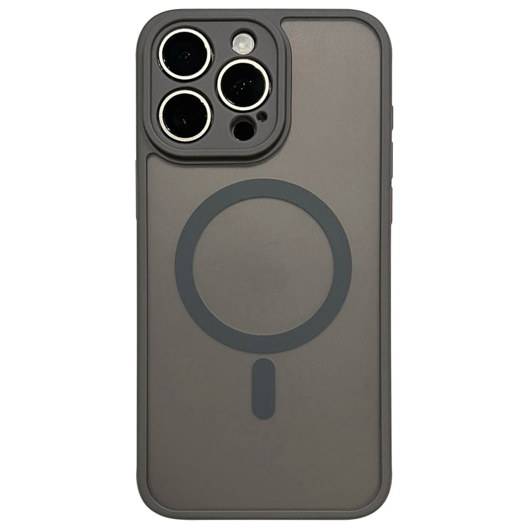For iPhone 16 Pro MagSafe Magnetic TPU Hybrid PC Phone Case(Titanium Gray) - iPhone 16 Pro Cases by PMC TechLife | Online Shopping South Africa | PMC TechLife | Buy Now Pay Later Mobicred