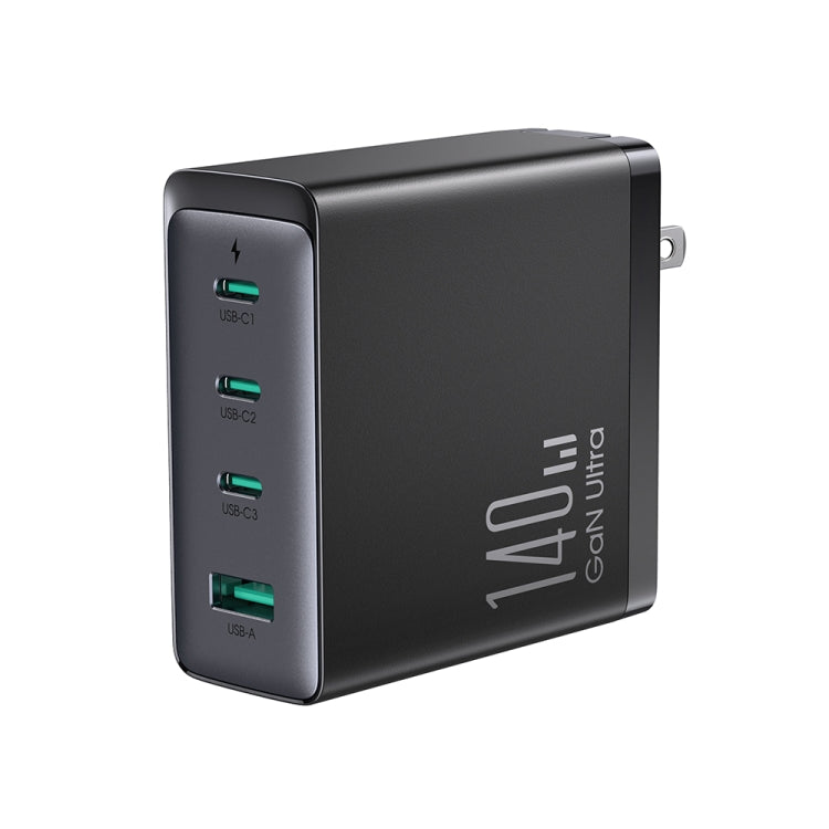 JOYROOM TCG05 GaN Ultra 4 in 1 140W Fast Charger with USB-C / Type-C Cable(US Plug) - free shipping - PMC TechLife - Order now!