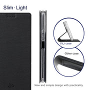 For Sharp Aquos Wish 3 ViLi DMX Series Shockproof TPU + PU Leather Magnetic Attraction Horizontal Flip Case(Black)