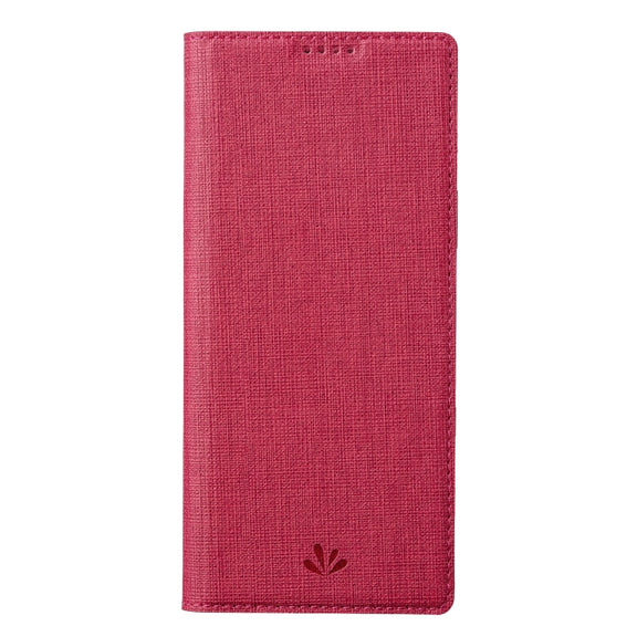 For Sharp Aquos Wish 3 ViLi DMX Series Shockproof TPU + PU Leather Magnetic Attraction Horizontal Flip Case(Rose Red)