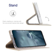 For Sharp Aquos Wish 3 ViLi DMX Series Shockproof TPU + PU Leather Magnetic Attraction Horizontal Flip Case(Gold)
