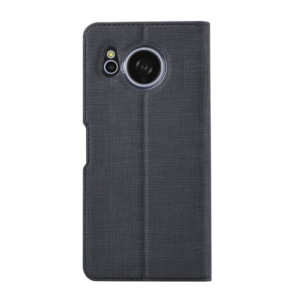 For Sharp Aquos Sense8 ViLi DMX Series Shockproof TPU + PU Leather Magnetic Attraction Horizontal Flip Case(Black)
