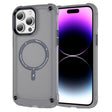 For iPhone 16 Pro Skin Feel TPU + PC MagSafe Magnetic Phone Case(Transparent Black) - iPhone 16 Pro Cases by PMC TechLife | Online Shopping South Africa | PMC TechLife | Buy Now Pay Later Mobicred