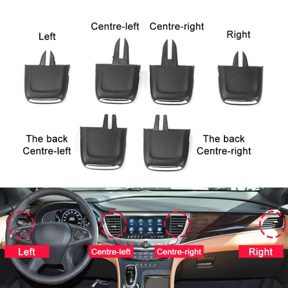 For Buick LaCrosse 2016-2021 Left-hand Drive Car Air Conditioning Air Outlet Paddle 26680098, Type:Front Row Middle Right Side