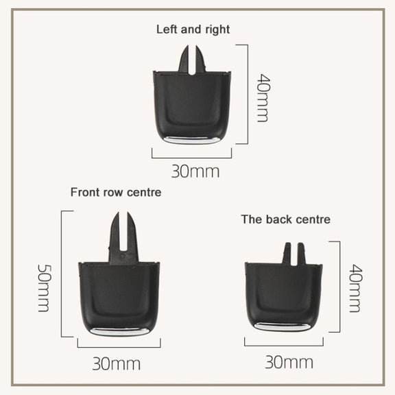 For Buick LaCrosse 2016-2021 Left-hand Drive Car Air Conditioning Air Outlet Paddle 26680098, Type:Front Row Middle Right Side