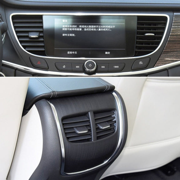 For Buick LaCrosse 2016-2021 Left-hand Drive Car Air Conditioning Air Outlet Paddle, Type:Rear Row Middle Left Side
