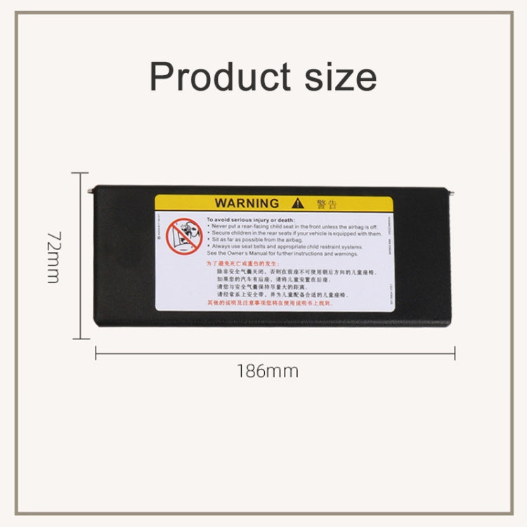 For Buick / Chevrolet Left-hand Drive Car Sun Visor Makeup Mirror 23196443(Cream) - Sunglasses & Glasses Clips by PMC TechLife | Online Shopping South Africa | PMC TechLife | Buy Now Pay Later Mobicred