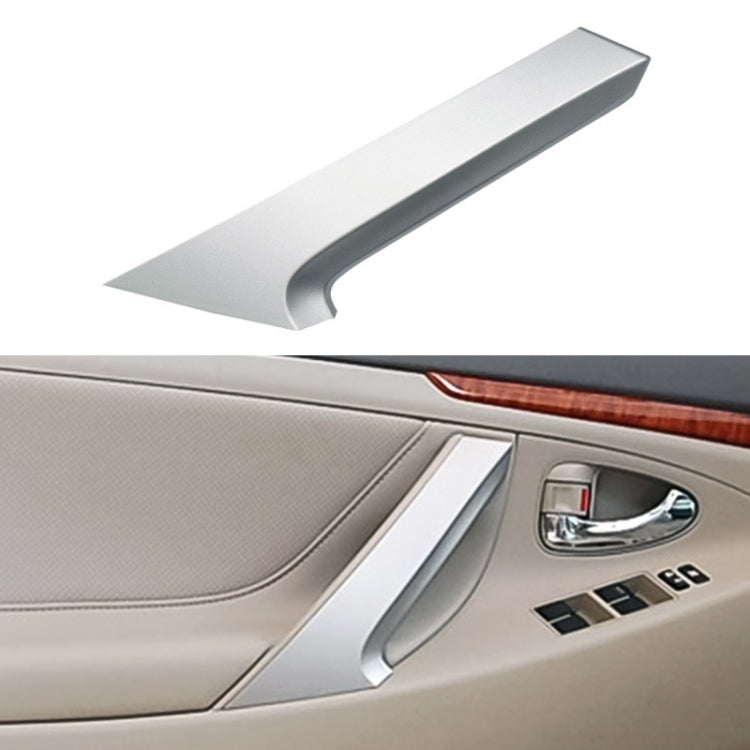 For Toyota Camry 2006-2011 Left-hand Drive Car Door Inside Handle Cover 74646-06080, Type:Left Rear(Silver) - Door Handles by PMC TechLife | Online Shopping South Africa | PMC TechLife | Buy Now Pay Later Mobicred