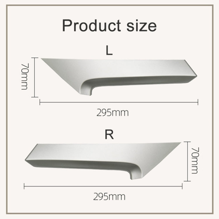 For Toyota Camry 2006-2011 Left-hand Drive Car Door Inside Handle Cover 74646-06080, Type:Left Front(Matte)