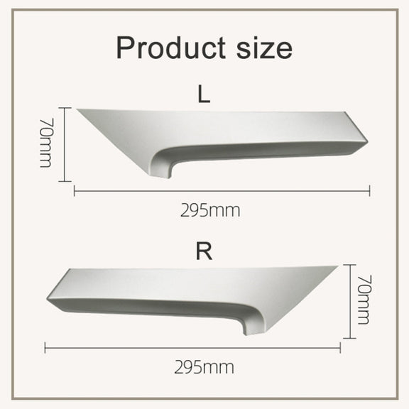 For Toyota Camry 2006-2011 Left-hand Drive Car Door Inside Handle Cover 74646-06080, Type:Right Front(Matte)