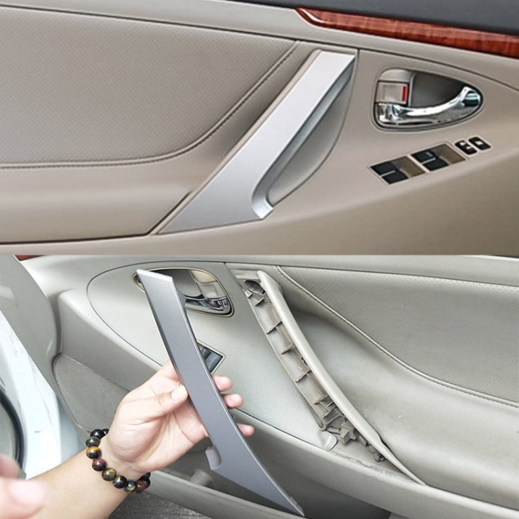 For Toyota Camry 2006-2011 Left-hand Drive Car Door Inside Handle Cover 74646-06080, Type:Left Front(Matte)