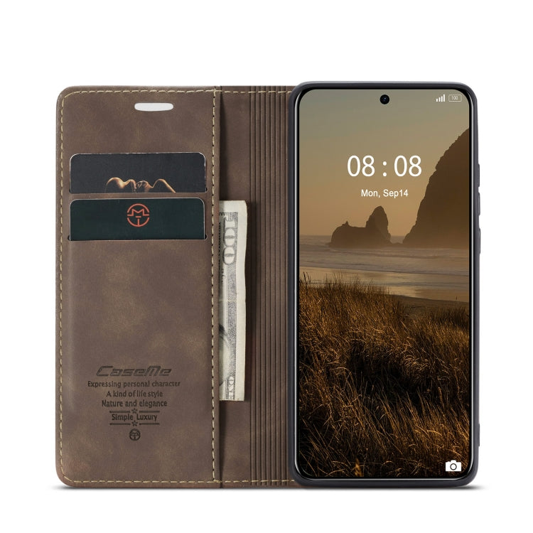 For Huawei Mate 60 CaseMe 013 Multifunctional Horizontal Flip Leather Phone Case(Coffee) - free shipping - PMC Jewellery - Order now!