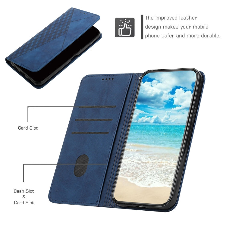 For Xiaomi Redmi K70 / K70 Pro Diamond Splicing Skin Feel Magnetic Leather Phone Case(Blue)