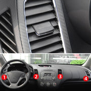For Kia K3 Left Driving Car Air Conditioning Air Outlet Paddle, Type:Right Side