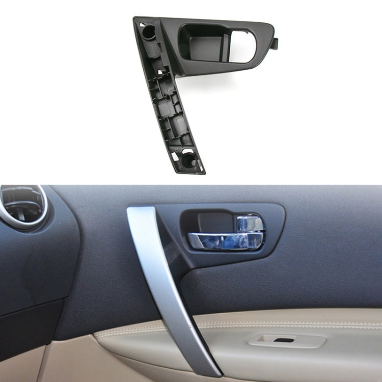 For Nissan Qashqai Left-Drive Car Door Inside Handle Base Bracket, Type:Base Right(Black) - free shipping - PMC TechLife - Order now!