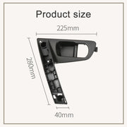 For Nissan Qashqai Left-Drive Car Door Inside Handle Base Bracket, Type:Base Right(Carbon Fiber)