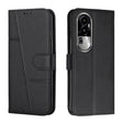 For OPPO Reno10 5G Global/Reno10 Pro 5G Global Stitching Calf Texture Buckle Leather Phone Case(Black) - OPPO Cases by PMC TechLife | Online Shopping South Africa | PMC TechLife