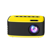 T20 320x240 400 Lumens Basic Version Portable Home Theater LED HD Digital Projector, Plug Type:UK Plug(Yellow)