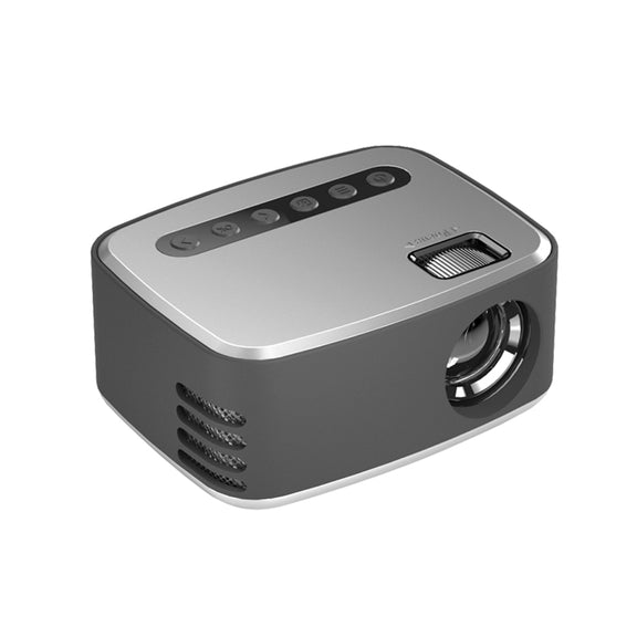 T20 320x240 400 Lumens Basic Version Portable Home Theater LED HD Digital Projector, Plug Type:AU Plug(Silver)