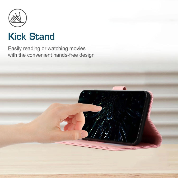 For Xiaomi 14 Ultra Stitching Calf Texture Buckle Leather Phone Case(Rose Gold)