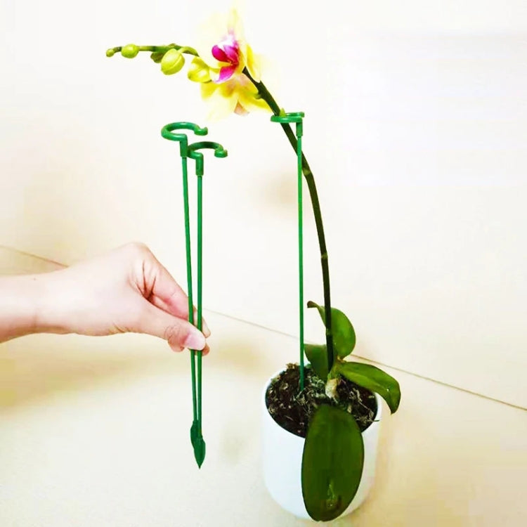 10pcs Plant Potted Flower Shape Support Rod Fixed Anti-lodging Leaf Guard Frame, Size:17cm - Shelves by PMC TechLife | Online Shopping South Africa | PMC TechLife
