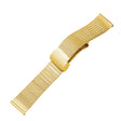 For Apple Watch Ultra 2 49mm Magnetic Buckle Herringbone Mesh Metal Watch Band(Gold) - free shipping - PMC TechLife - Order now!