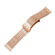 For Apple Watch Series 9 45mm Magnetic Buckle Herringbone Mesh Metal Watch Band(Rose Gold) - free shipping - PMC TechLife - Order now!