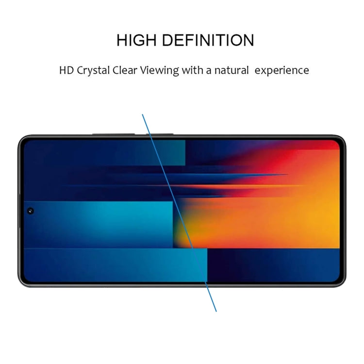 For Xiaomi Poco M6 Pro 4G 9H HD 3D Curved Edge Tempered Glass Film(Black) -  by PMC TechLife | Online Shopping South Africa | PMC TechLife | Buy Now Pay Later Mobicred