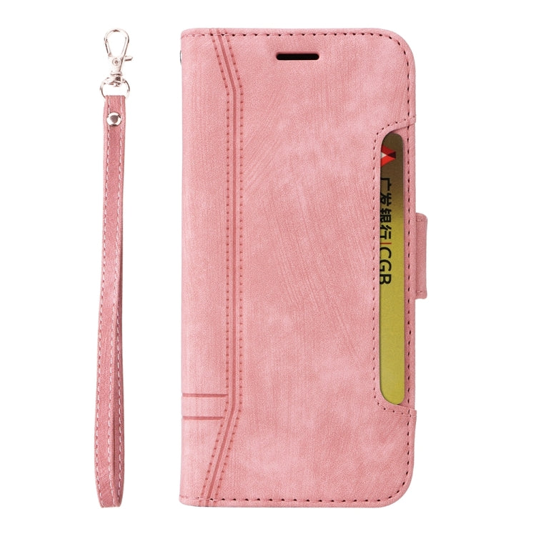For iPhone 16 Pro Max BETOPNICE Dual-side Buckle Leather Phone Case(Pink) - iPhone 16 Pro Max Cases by BETOPNICE | Online Shopping South Africa | PMC TechLife | Buy Now Pay Later Mobicred
