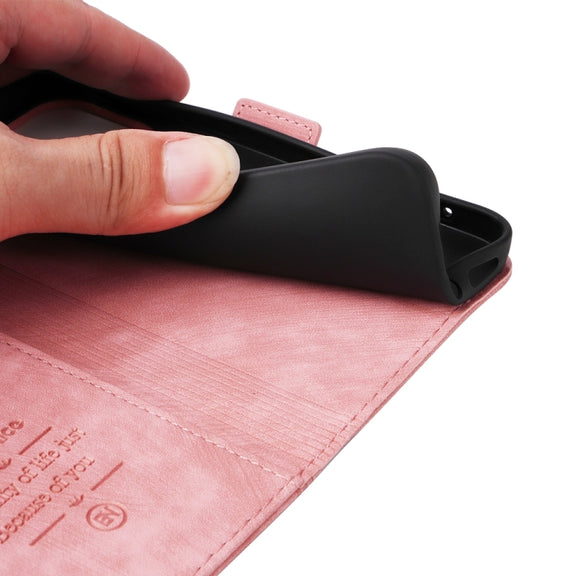 For iPhone 16 Pro BETOPNICE Dual-side Buckle Leather Phone Case(Pink)