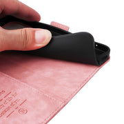 For iPhone 16 BETOPNICE Dual-side Buckle Leather Phone Case(Pink)