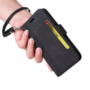 For iPhone 16 BETOPNICE Dual-side Buckle Leather Phone Case(Black)
