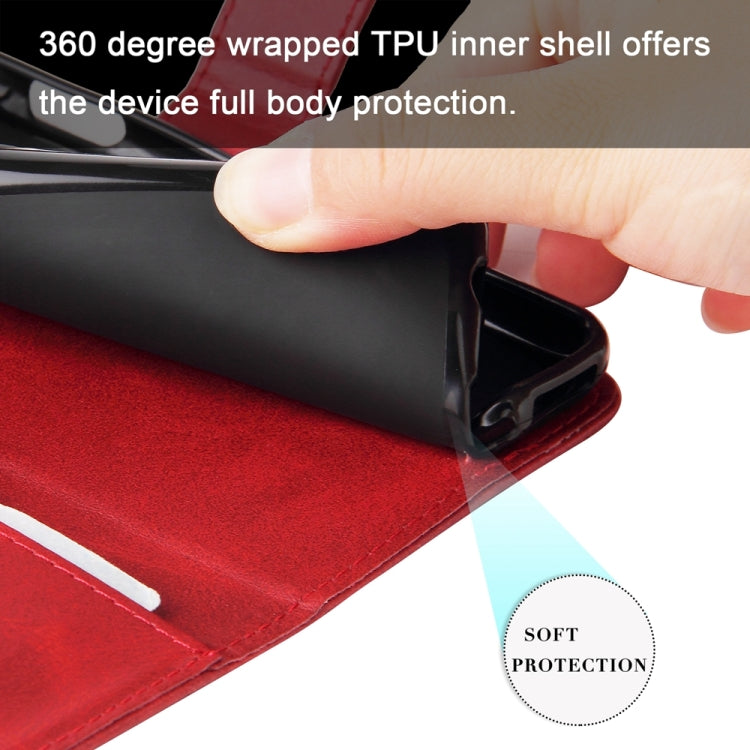 For iPhone 16e Fashion Calf Texture Zipper Leather Phone Case(Red) - iPhone 16e Cases by PMC TechLife | Online Shopping South Africa | PMC TechLife | Buy Now Pay Later Mobicred