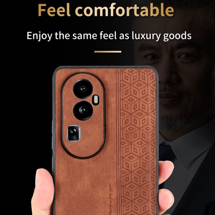 For OPPO Reno10 Pro+ AZNS 3D Embossed Skin Feel Phone Case(Black) - OPPO Cases by AZNS | Online Shopping South Africa | PMC TechLife