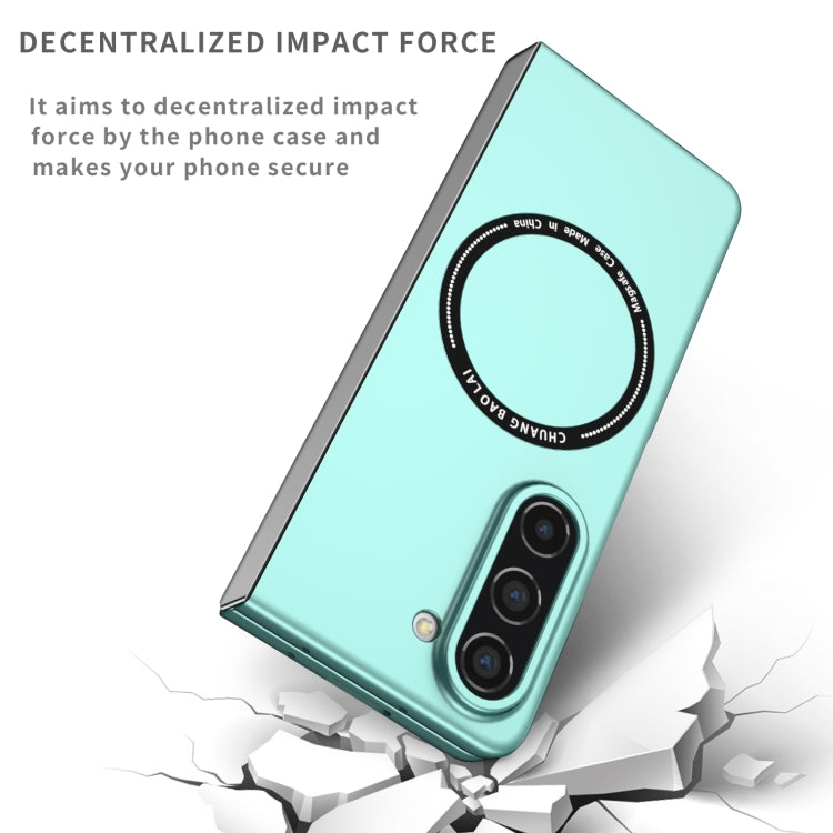 For Samsung Galaxy Z Fold5 Magsafe Magnetic Folding PC Phone Case(Light Blue) - Galaxy Z Fold5 Cases by PMC TechLife | Online Shopping South Africa | PMC TechLife
