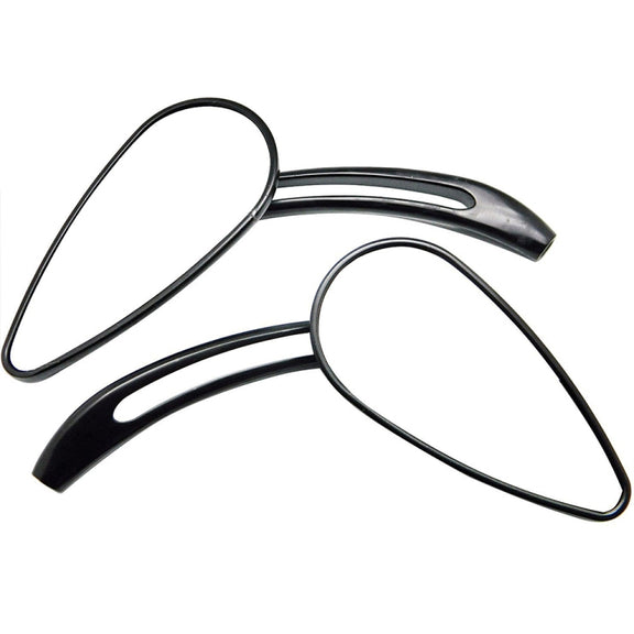 SF104 Motorcycle Modified Retro Rearview Mirror Reflective Mirror(Black)