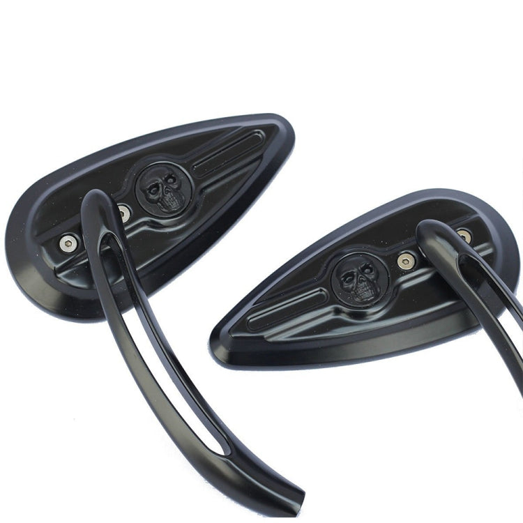 SF104 Motorcycle Modified Retro Rearview Mirror Reflective Mirror(Black) - Side Mirrors by PMC TechLife | Online Shopping South Africa | PMC TechLife | Buy Now Pay Later Mobicred