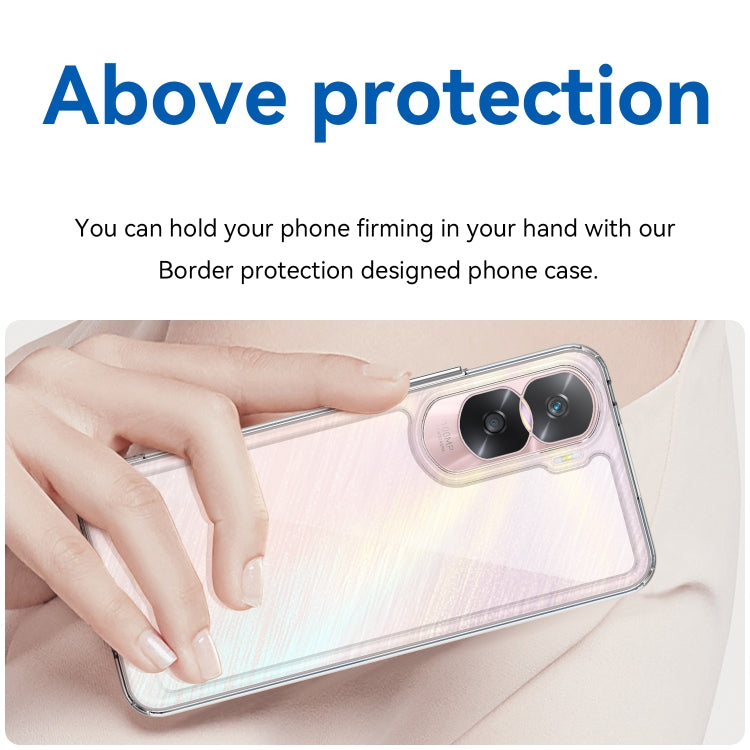 For Honor X50i Colorful Series Acrylic Hybrid TPU Phone Case(Transparent) - Honor Cases by PMC TechLife | Online Shopping South Africa | PMC TechLife | Buy Now Pay Later Mobicred